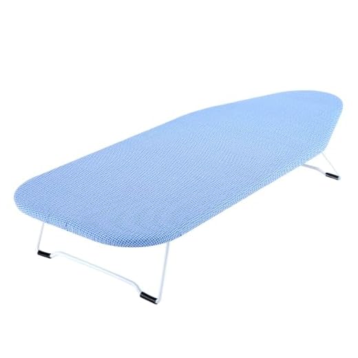 Whitmor Tabletop Ironing Board with Scorch Resistant Cover Blue