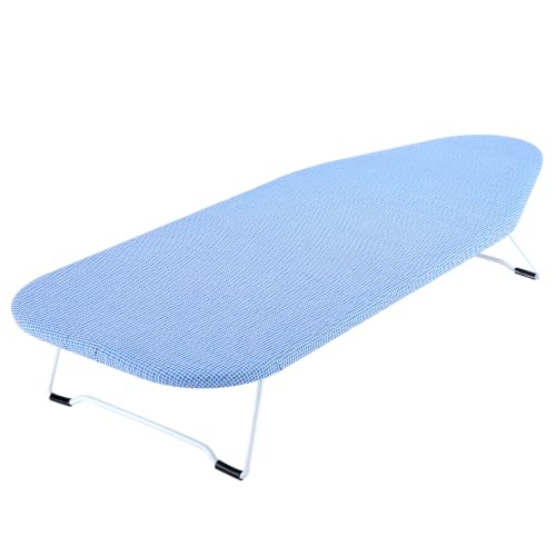 Whitmor Tabletop Ironing Board - Scorch Resistant Cover - Blue