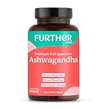 Further Food Organic Ashwagandha Root 1325mg with Black Pepper & Avocado Oil for Mood Boost, Ultra Absorption, Non-GMO, Gluten Free