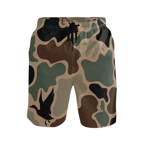 Summer Beach Swimwear for Men,Swimming Board Shorts Mesh Lining,Quick Dry Breathable Swim Shorts Trunks S-2XL