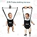 Cowiewie Baby Jumper with Stand, 2 in 1 Walking Harness Function, Quick-Folding Stand for Easy Storage, Portable Baby Jumper 6-12 Months