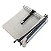 Professional Paper Cutter, 17 Inch A3 Heavy Duty Trimmer with Steel Blade, Industrial Grade for 400 Sheets Cardstock