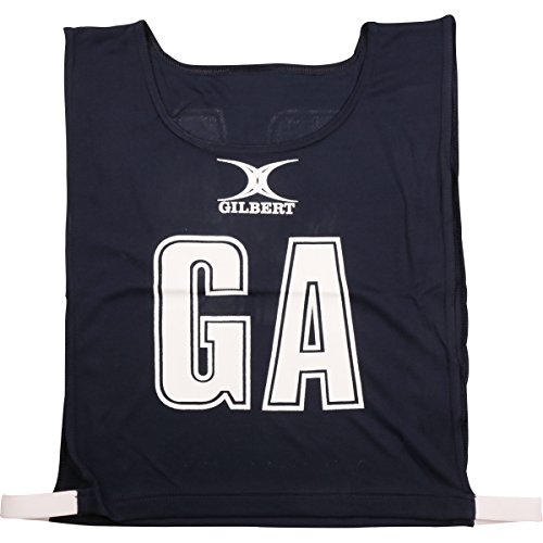 Gilbert Standard Netball Bibs (Pack of 7), Navy, M
