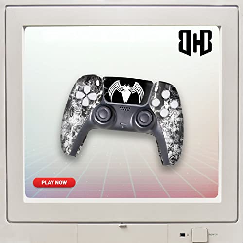 Image of Vennom Custom PS-5 Controller Wireless compatible with Play-Station 5 Console by BCB Controllers | Proudly Customized in USA with Permanent HYDRO-DIP Printing (NOT JUST A SKIN) (MODDED)