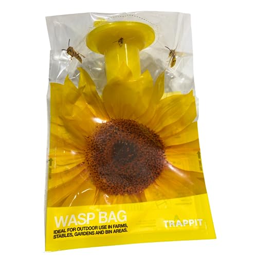 Trappit Disposable Wasp Bag - Asian Hornet Trap Bag - Wasp Bag - Effective Outdoor Garden Shed Trap Asian Hornet Trap