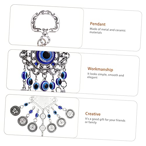 Abaodam 3 Pçs Pingente De Olhos Azuis Azul Decoração Do Carro Gota Colar Ferramentas Do Carro Proteç