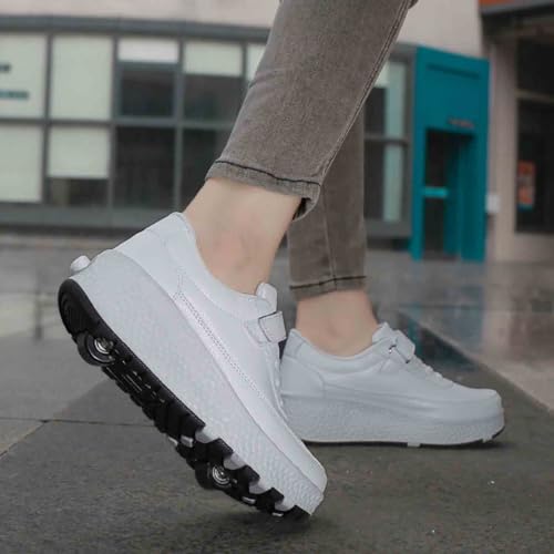 Kids Roller Skate Shoes with 2 Wheels, Sneakers for Boys Girls Birthday Thanksgiving Christmas Day3