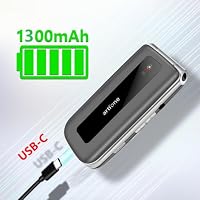 artfone F30 4G Seniorenhandy Klapphandy Ohne Vertrag, 2,4 Zoll Farbdisplay,Großtasten Mobiltelefon, SOS Notruftaste,Ladestation,Handy für Senioren, FM Radio,1300mAh Akku, Sprachansage, Kurzwahl, USB-C – Ansicht 5