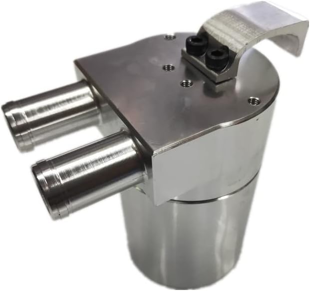 High Performance Black Aluminum Alloy Reservior Oil Catch Can Tank for N54 335 E90 E91 E92 E93 E60 (SILVER)