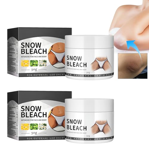 2Pcs Crema Blanqueadora, Crema Corporal Luminosa, Whitening Cream, Crema Blanqueadora Para La Zona Íntima, Crema Hidratante para Zonas Íntimas, Axilas, Cuello, Codos whiteningcream-3