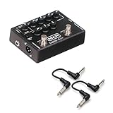 MXR M80 Bass Direct Box Distortion Guitar Pedal w/ 2 Free 6' Patch Cables