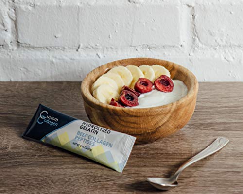 image for Custom Collagen Collagen Peptide Stick Packs, 30 Count - Clean Collage