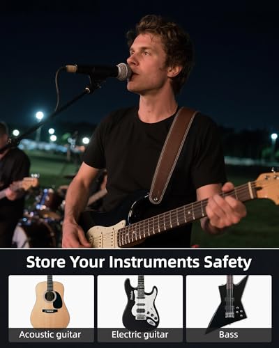 Sangle de guitare basse pour jouer sur scène sans douleur