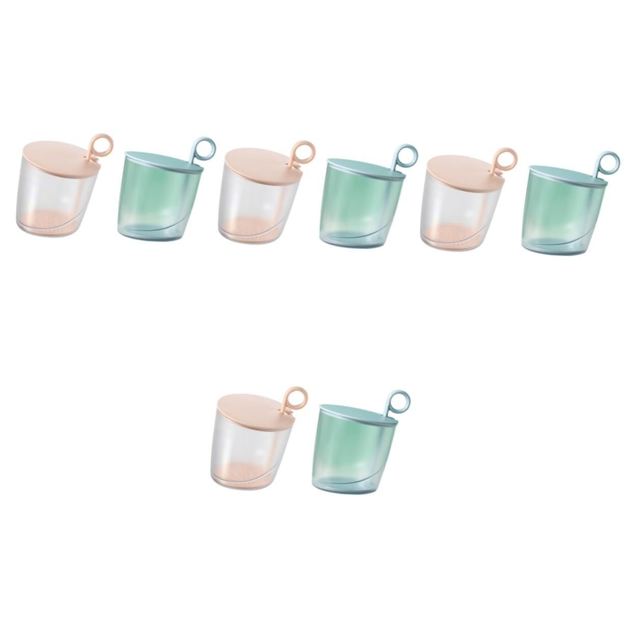 Beavorty 8piezas Limpiador Facial Portátil Espuma Limpiadora Manual Botella De Para Lavado De Cara Para Rosa Azul
