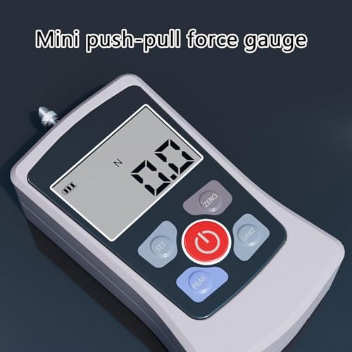 Medidor de Fuerza Digital 2N-500N, medidor de tensión y par con Pantalla Digital, dinamómetro portátil para medir la Fuerza del gatillo. (20N)