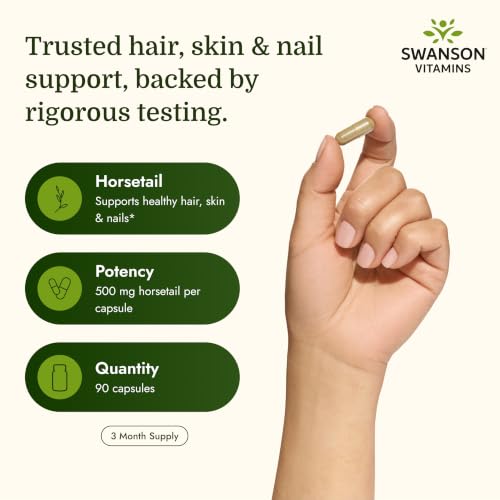 Swanson Horsetail Hair Skin and Nails Capsules