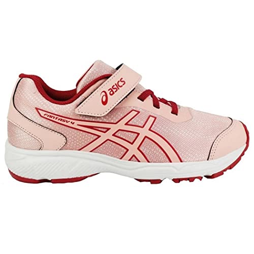 Tênis Asics Fantasy 4 Infantil - Rosa/vermelho - 29