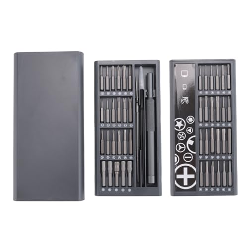Yuikome Juego de destornilladores de precisión 50 en 1, kit de herramientas electrónicas PC, portátil, RC, computadora, kit de reparación de teléfono