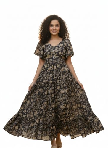 Robe imprimée en pur coton idéale pour vos vacances d'été et sorties en ville
