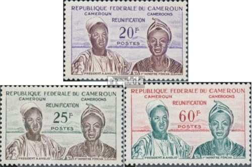 Sellos de Camerún Prophila 344-346 post-fresco Reunión MNH 1962 para coleccionistas