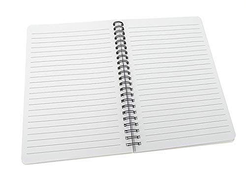 Spiral Notebook Journal,Wirebound Ruled Sketch Book Notepad Diary Memo Planner,A5 Size(8.3X5.7") & 80 Sheets (Floral-D) #TOP2