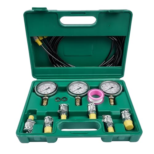 Kit de test hydraulique 25/40/60MPa GLOSSY AUTO PARTS en acier inoxydable pour pelleteuse