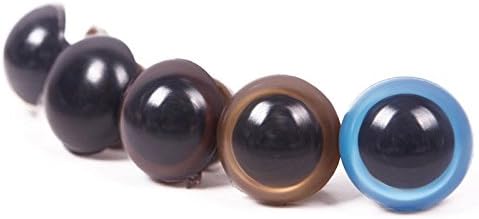 MaddoxStore 1 X 5 Pair/bag Plastic Safety Eyes For Teddy Bear Stuffed Toys 16mm Transparent