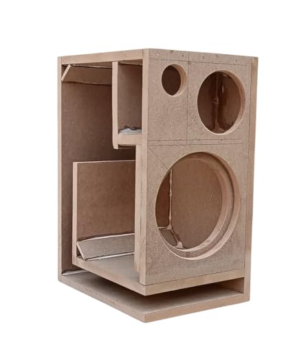 Image of Left-6.5 in & 4 in & 2 in L Port Car Spk Box [ F -6-4-2 LS ]