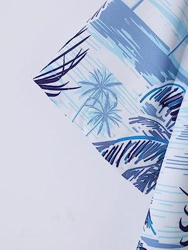 Image of LERIYA FASHION Men's Rayon Shirt - Summer Button Down Shirts | Half Sleeve Printed |Formal |Casual Stylish (Available in Plus Size)