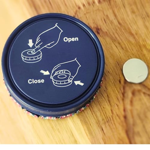 Tin Needle Minders Needle Pins Holders Needles Nanny with Magnet Sewing Machine Needle Keeper, Cross Stitch Embroidery Magnet Needles Organizer Box
