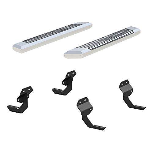 Estribos laterales de aluminio cromado para camioneta miniatura 2