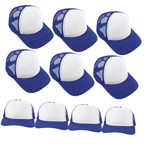 Casquettes sublimation respirantes légères lot de 10 chapeaux réglables pour sport
