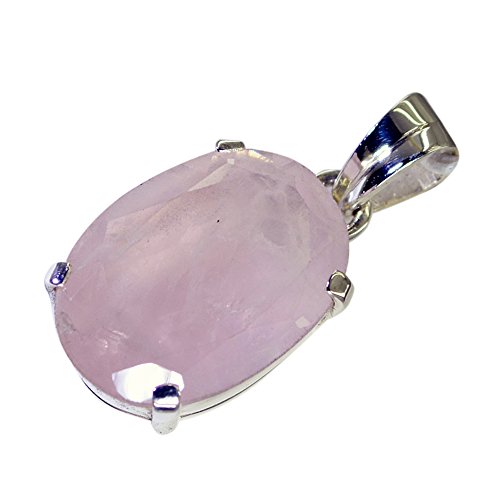 Pendentif rose quartz pour femmes à porter au quotidien avec un collier en argent