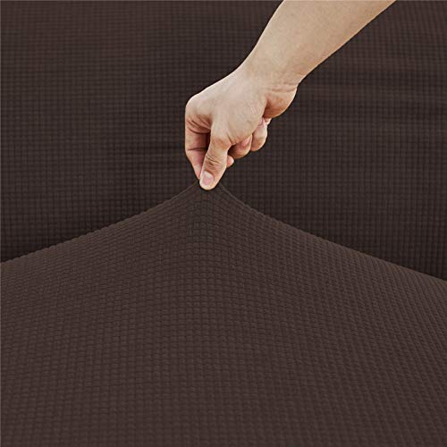 Housse de canapé élasthanne durable revêtement de protection extensible canapé beige - 5