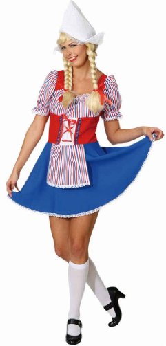Preisvergleich Produktbild Holländerin Kostüm für Frauen - L