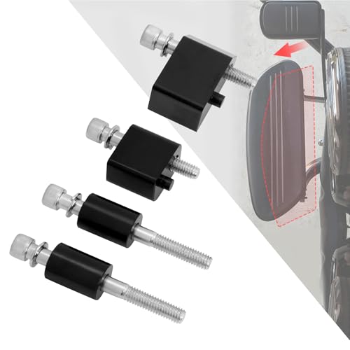 HDBUBALUS 3,8 cm (1 1/4 Zoll) Fahrer-Bodenleisten-Erweiterungssatz, passend für Harley Touring Electra Glides Road Kings Street Glides Trikes 2014–2021