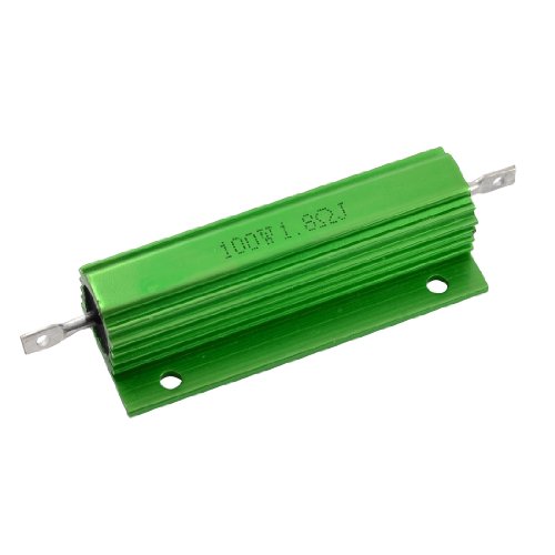Aexit Aluminum Case Fixed Resistors 100W Watt 1.8 Ohm 5% Chassis Mounted Single Resistors Wirewound Resistor #TOP11