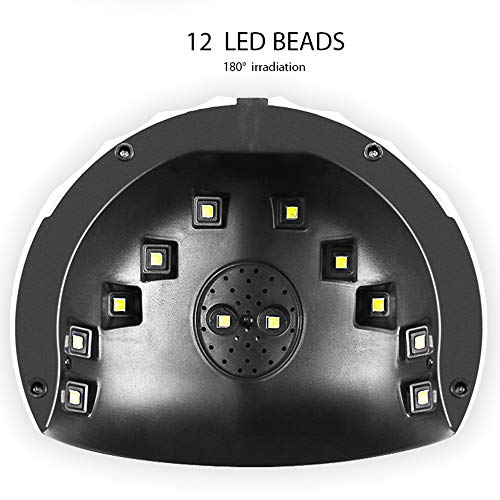 Yuwao Lâmpada de unha LED 36 W unha de unha de gel de cura de unha Secador de unha profissional máqu