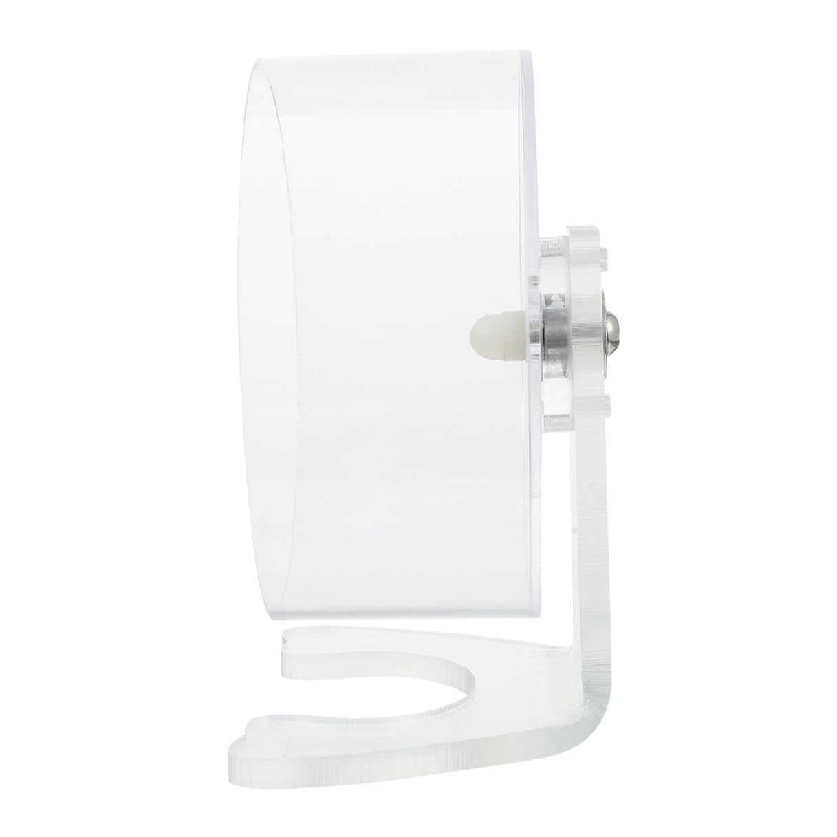 NUOBESTY Rueda para Hámster Transparente con Soporte 22 CM Rueda de Ejercicio Silenciosa para Jerbos y Mascotas Pequeñas Juguete Deportivo para Jaulas Fomenta Actividad Saludable