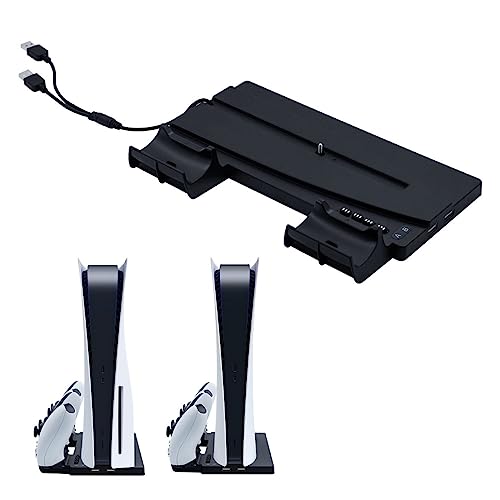 Iplay - Vertikale Dockingstation kompatibel mit PS5 mit Dualsense Controller-Ladegeräten