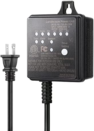DEWENWILS 30W Low Voltage Transformer with Timer and Photocell Light Sensor