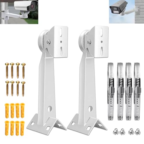 E-HORDE Soporte Pared Cámara Ajustable 360°, Soporte de Montaje en Pared para Cámara de...