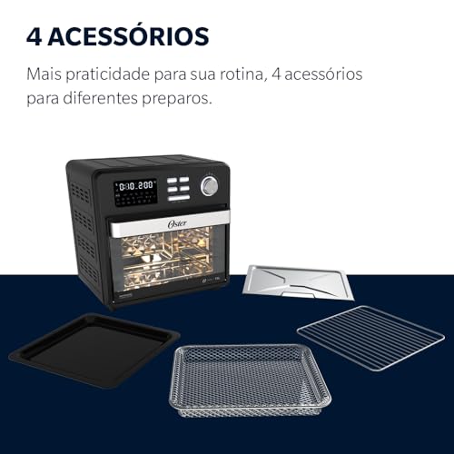 Oster Forno e Fryer 15L Multifunções Compact 10 em 1 OFOR160-127 glide