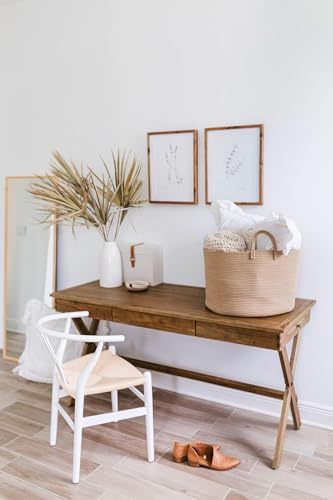 Image of Laundry Basket for Clothes | Toy Storage Basket | Storage Basket for Bedroom | Waste Clothes Basket | Jute Laundry Bag | Large Laundry Basket | Dirty Cloth Baskets Jute | 33x33x38 cm