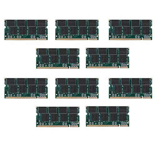 Barrettes RAM SO-DIMM DDR1 DDR333 PC2700 mémoire d'ordinateur portable 200Pin lot de 10 modules