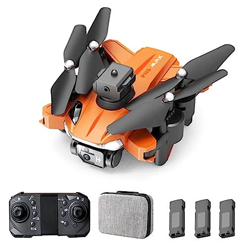 Jemora Drone con cámara 1080P Cámara Dual Control Remoto Drone 5GWiFi Flujo óptico Evitación de obstáculos Motor sin escobillas 3 baterías