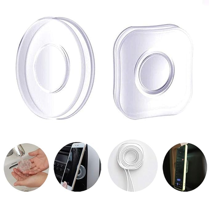 Krush Gel Pad Magic Sticker Washable Multi-Functional Universal Sticky Mobile Stand Holder, Application for Car, Home, Office Storage of Various Small Device and Items (Pack of 1 PCS) (B0D95MK5N4) Amazon Price History, Amazon Price Tracker