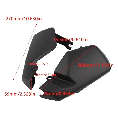 PowerMotor Dirt Bike Handguards,Motorcycle Hand Guard Handguard Handlebar Shield Protector For DL650 DL 650 2014-2019 2018 2017 - Thumbnail 2