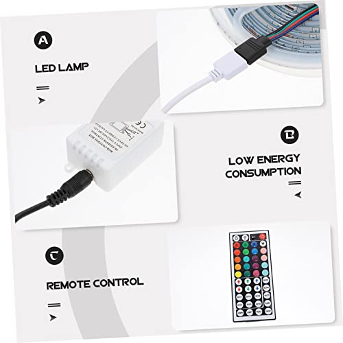 Milisten 1 Conjunto Faixa De Luz Led Luz De Musica Trabalho Liderado Luz Decorativa Luz Da Noite Do