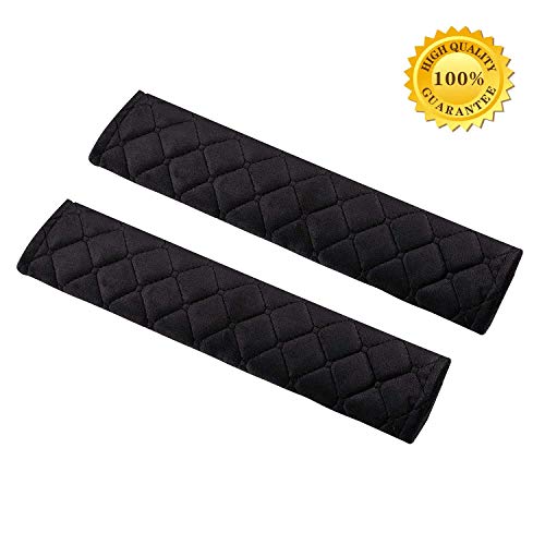 Almohadilla de hombro para cinturón de seguridad de coche, 2 paquetes, suave, para adultos y niños, apto para cinturón de seguridad de coche, mochila, bolso de hombro Cover